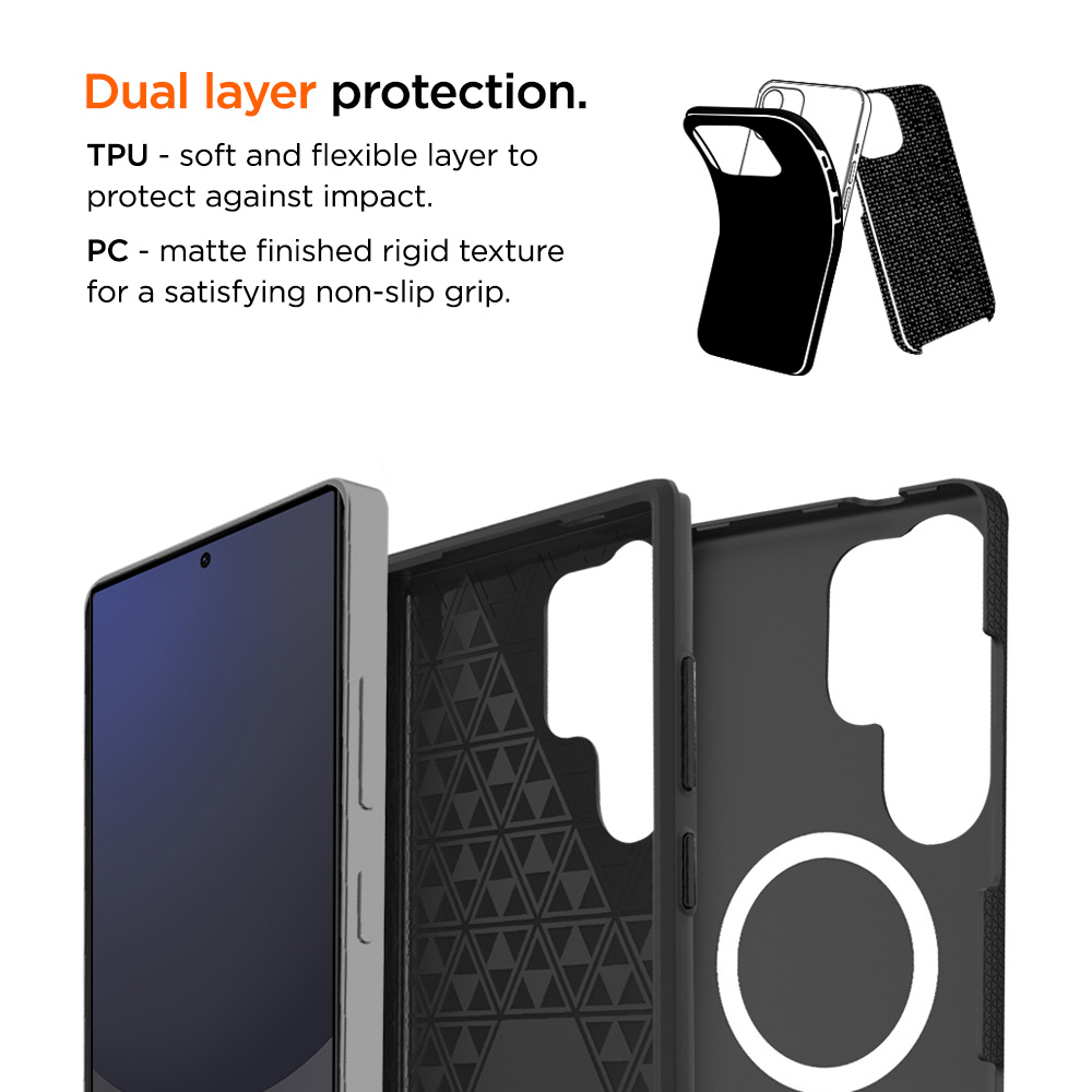 Samsung Galaxy S25 Ultra North Case Premium Hybrid Schutzhülle (EGCA00708) - Schwarz