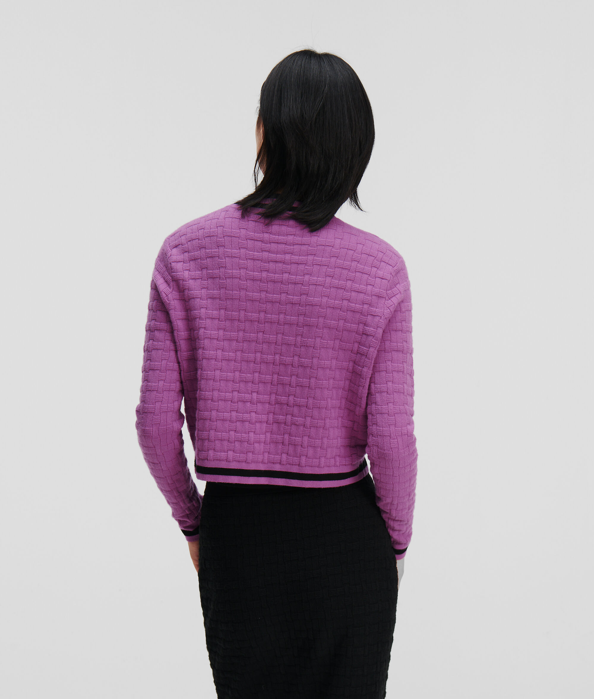 CARDIGAN EN MAILLE TEXTURÉ