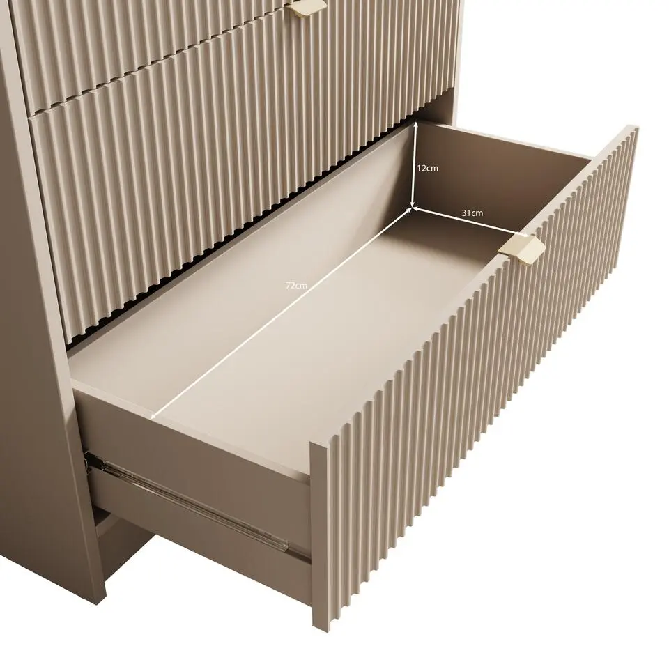 Meubella - Ladekast Tavares - Beige - 80 cm