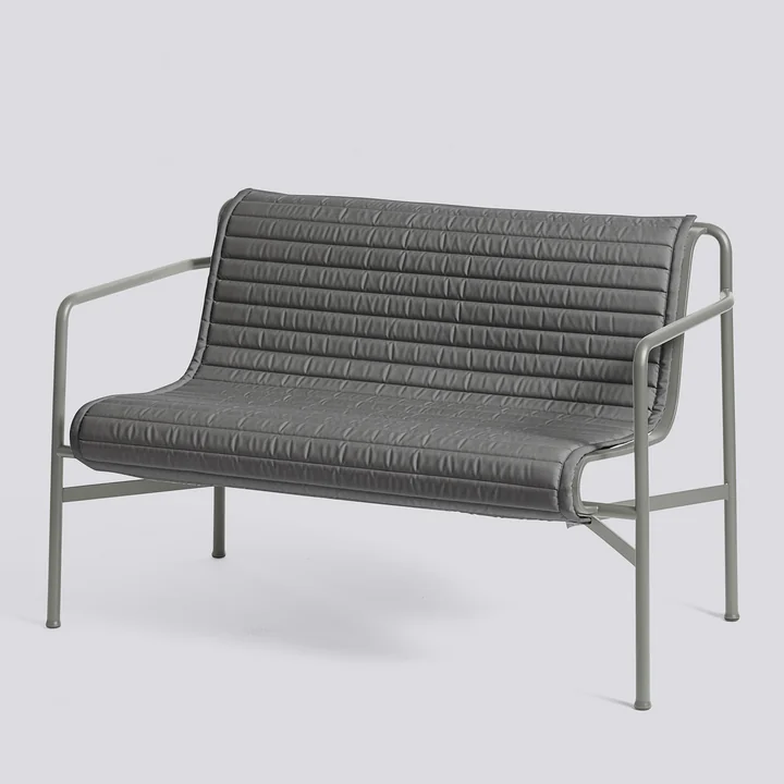 HAY - Palissade Quilted Cushion für Dining Bench, anthrazit