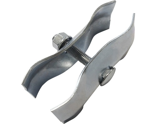 Bouwhekklem voor mobiele hekwerken, verzinkt, 145 x 87 x 52 mm