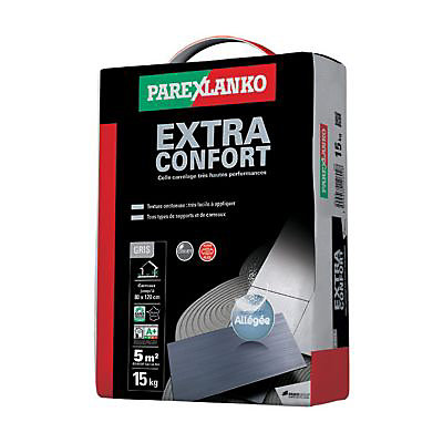 Colle carrelage Extra confort Allégée Parexlanko 15 kg
