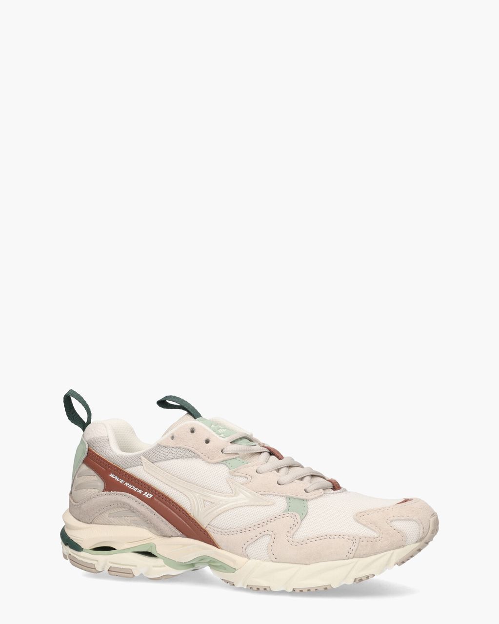Mizuno Wave Rider 10 Off-White/Multicolor Herensneakers