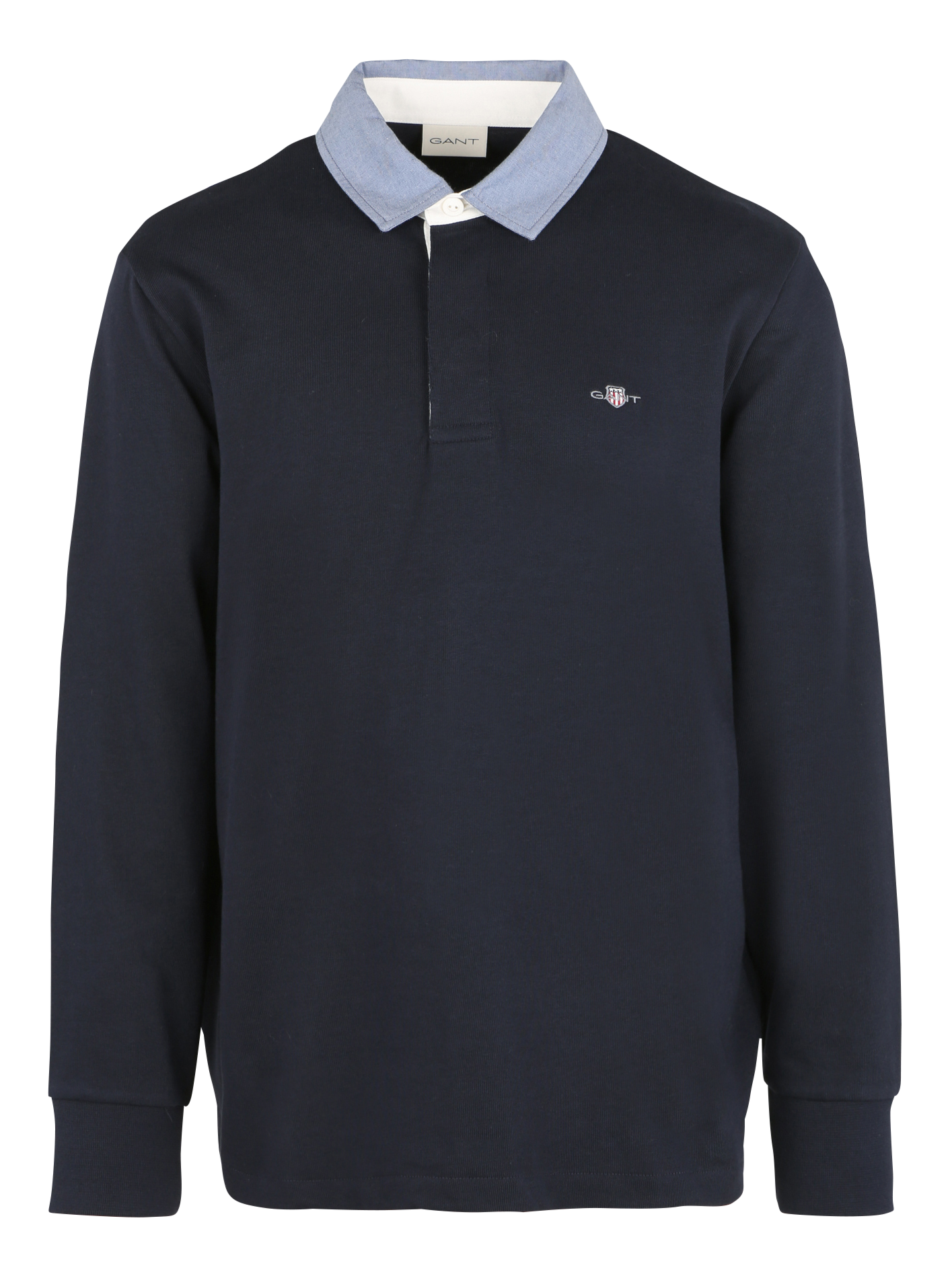 Polo droit en coton | Bleu