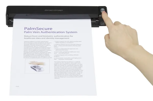 Ricoh ScanSnap iX100 - Scanner med papirfødning - Contact Image Sensor (CIS) - 216 x 863 mm - 600 dpi x 600 dpi - USB 2.0, Wi-Fi