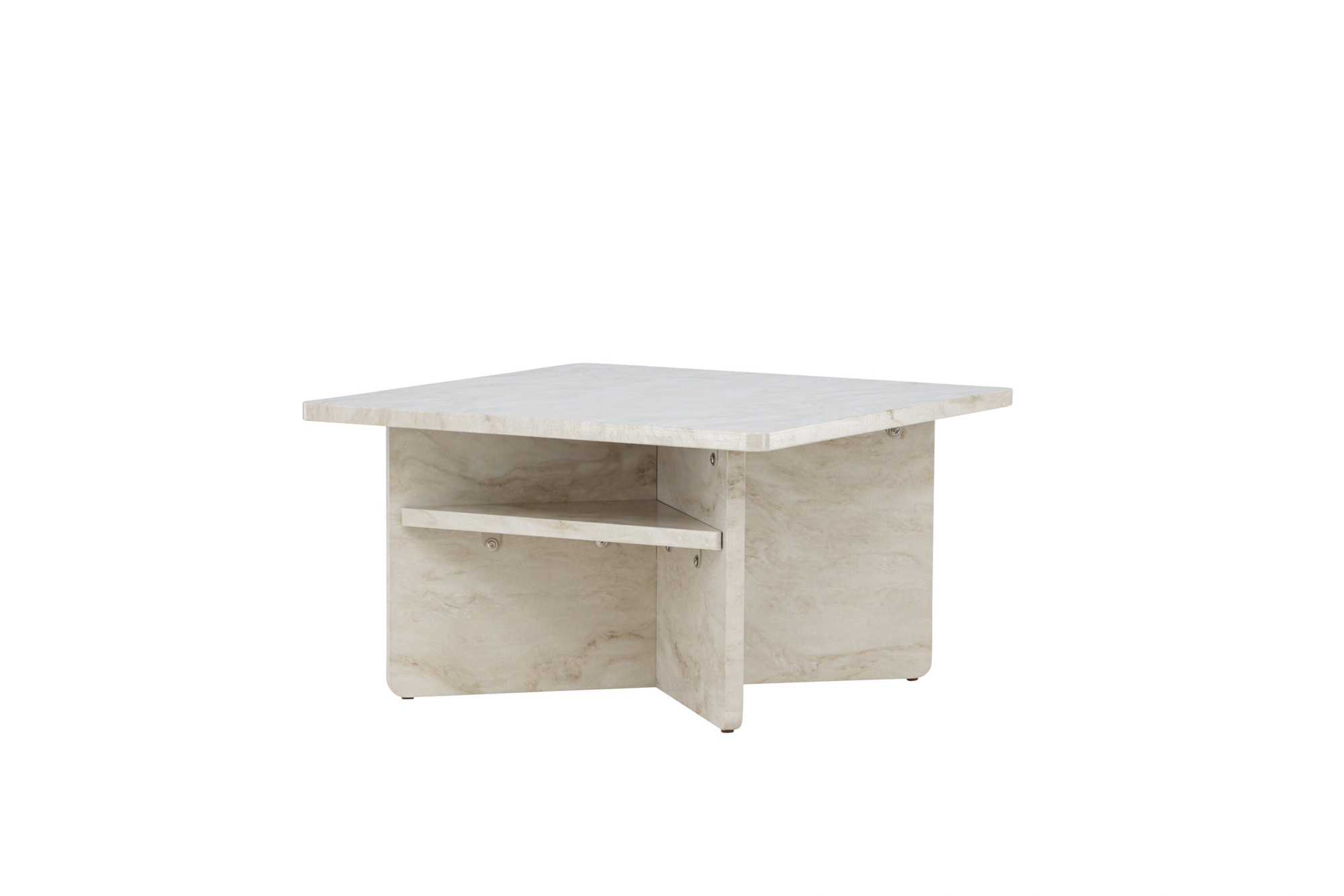 Kuopio Salontafel - 75 x 75 cm - Marmer look