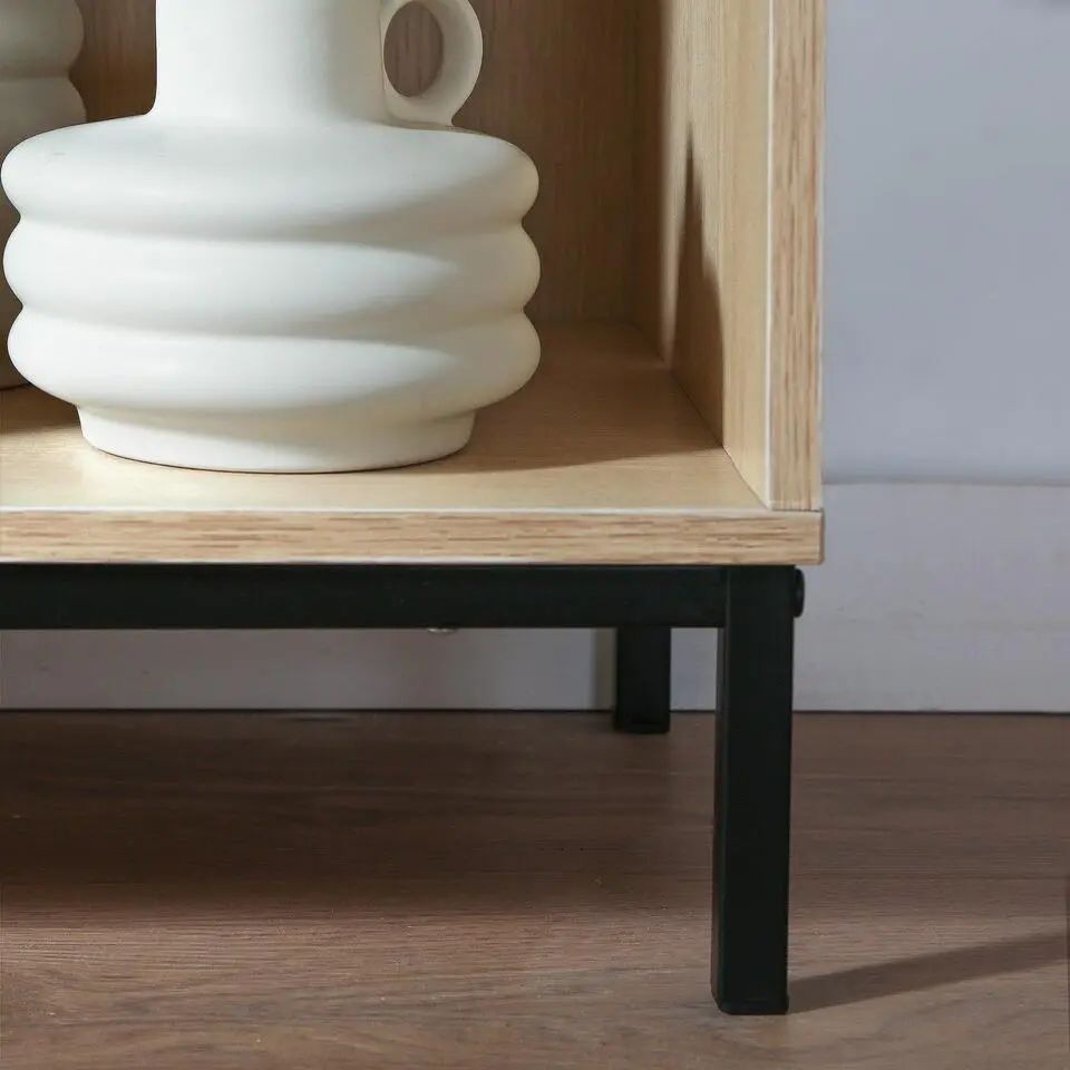 CALICOSY - Opbergplank - Licht hout - 72.6x93.5x29.8 cm