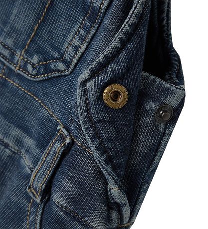 Name It Latzhosen - Noos - NbmBundo - Dark Blue Denim