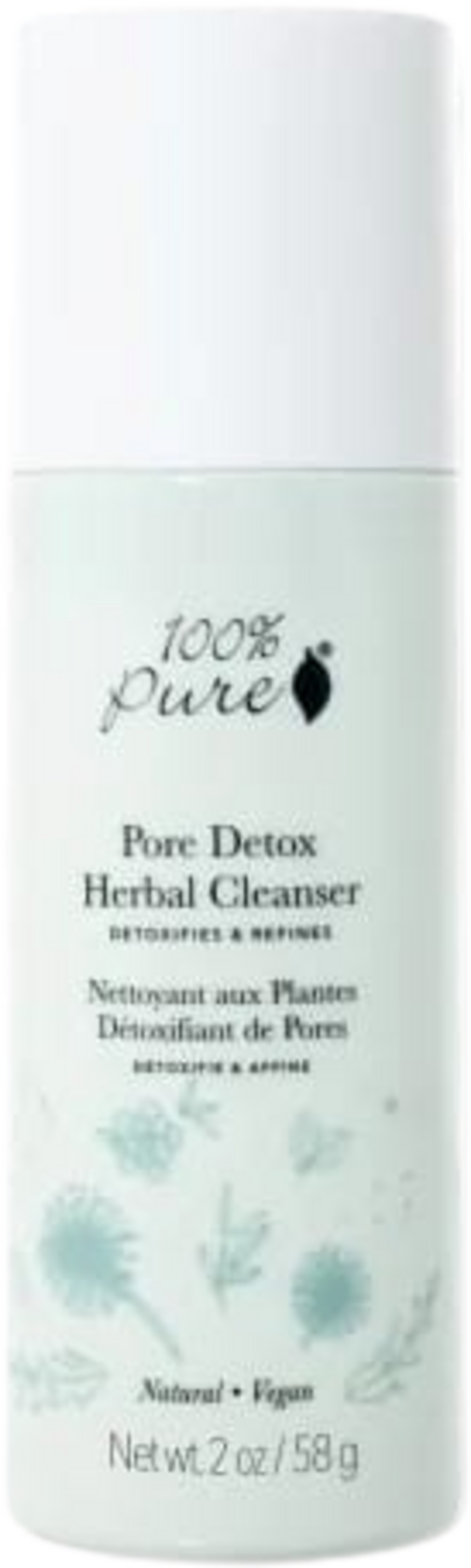 100% Pure  Pore Detox Herbal Cleanser, 58 g