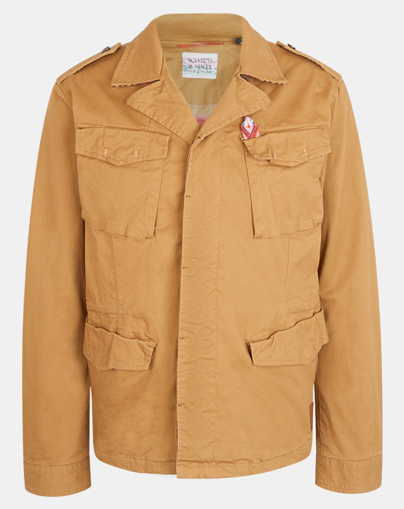 Scotch & Soda Veste Militaire camel