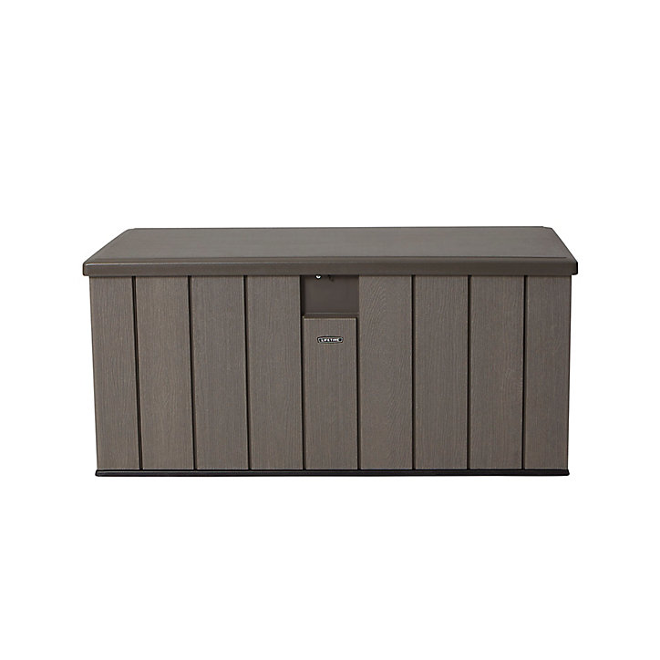 Coffre de jardin XL résine Lifetime marron 560 L