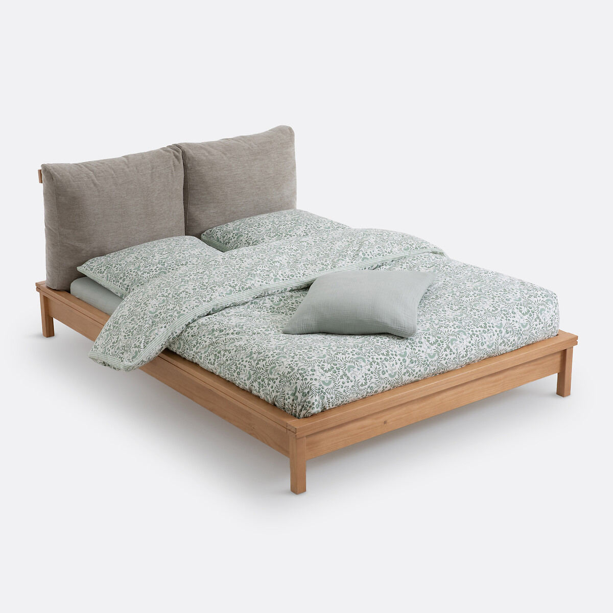 LA REDOUTE INTERIEURS<br>Cama com estrado de ripas, Gabin