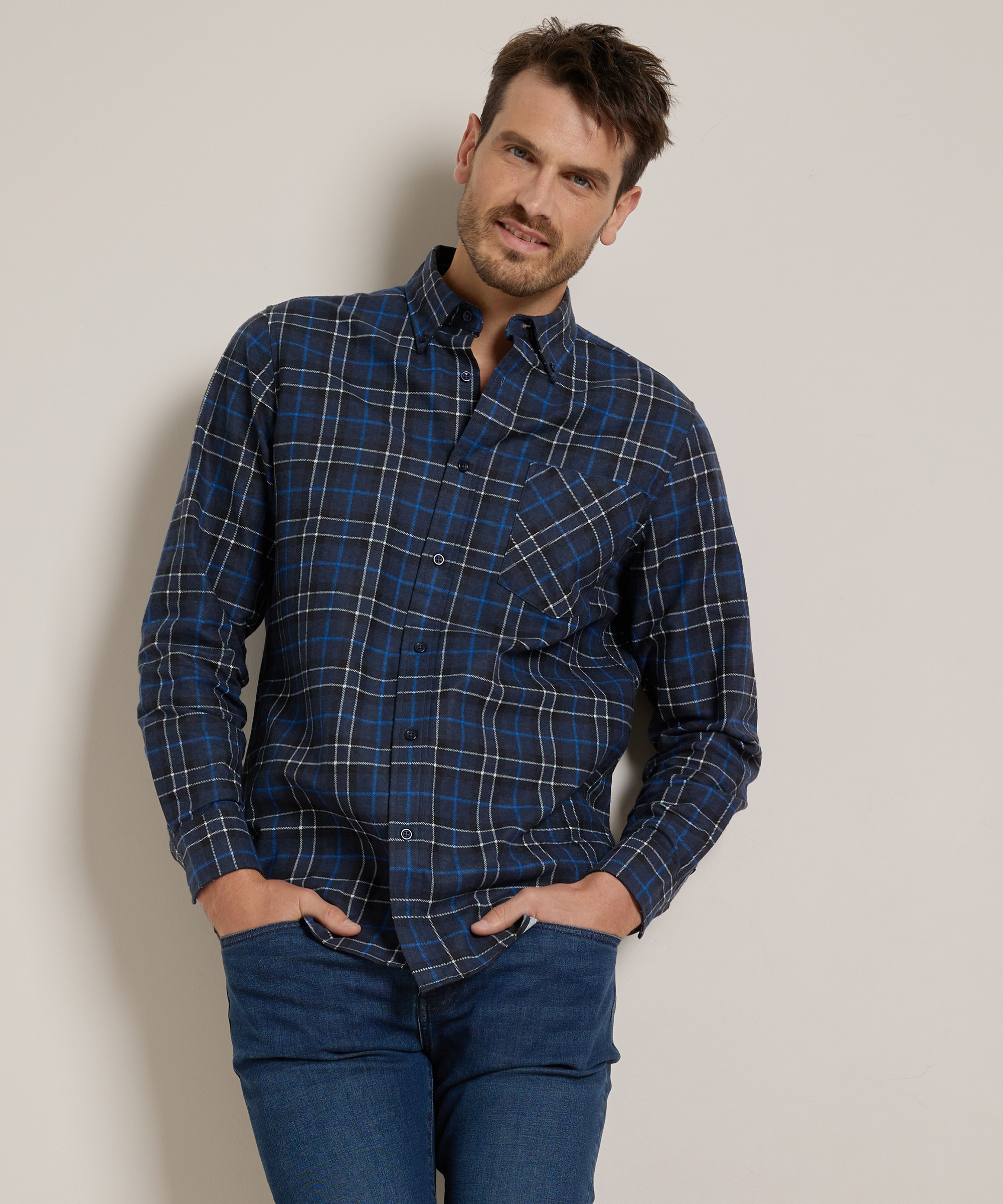flanel overhemd met print