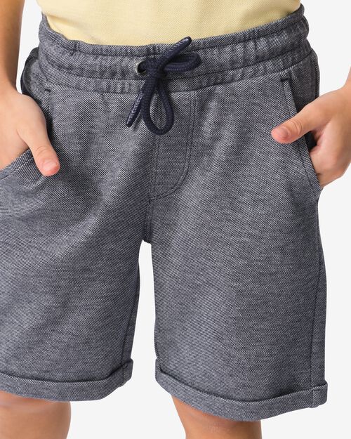 short enfant bleu