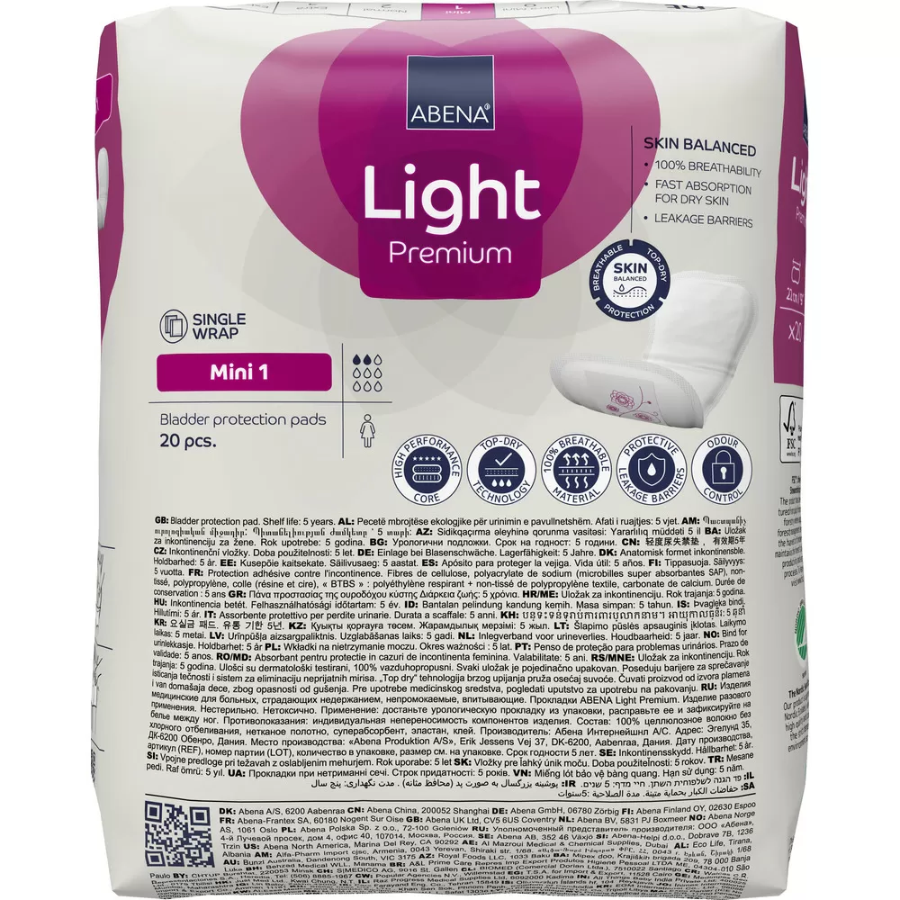 Abena Light Mini 1 - 20 stk