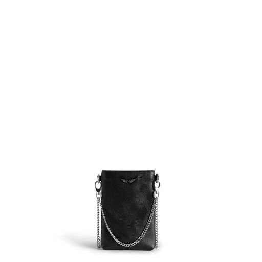 Zadig & Voltaire Rock Phone Pouch Taske, Sort