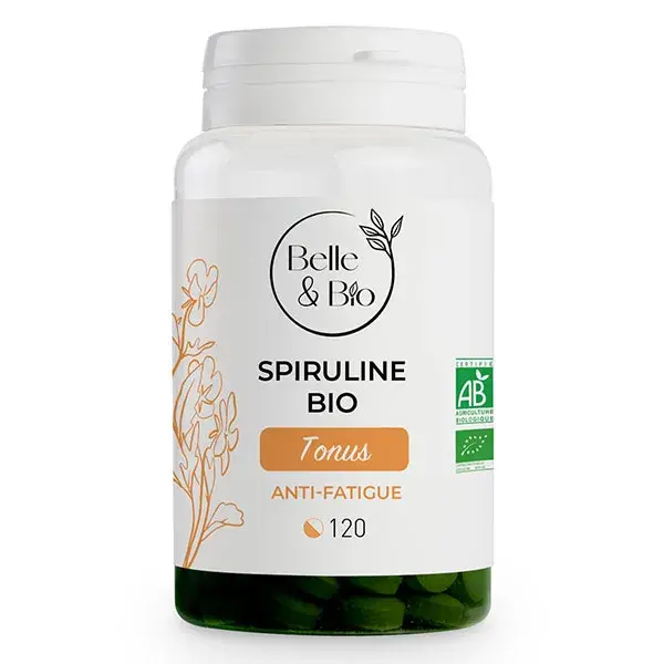 Belle & Bio Anti Fatigue Spiruline Bio 120 comprimés