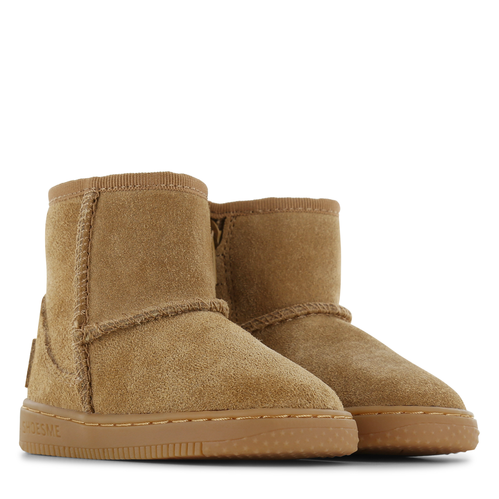 Shoesme cognac bootie met fluffy voering Lammy | Sale