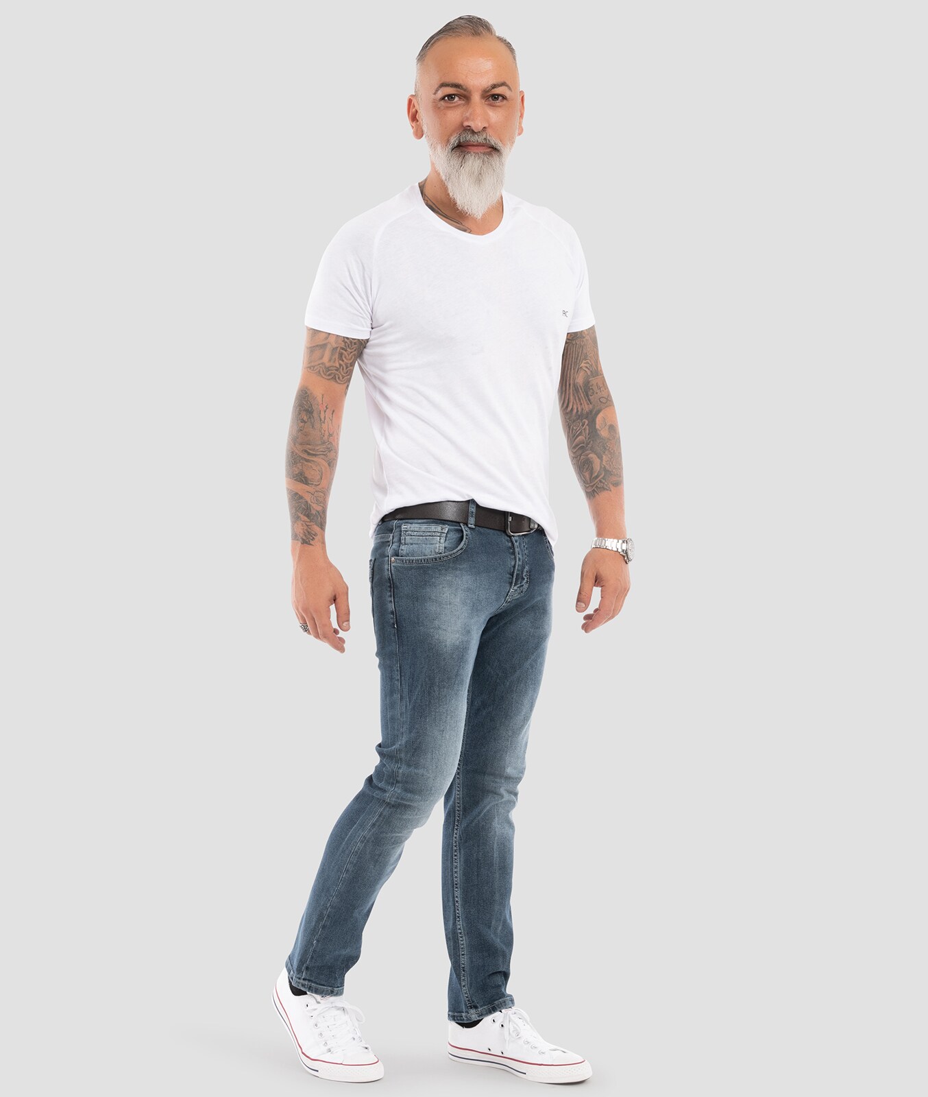 Indumentum Jeans Slim Fit Blau