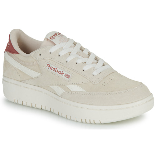 Reebok Classic - CLUB C DOUBLE REVENGE - Beige / Rouge