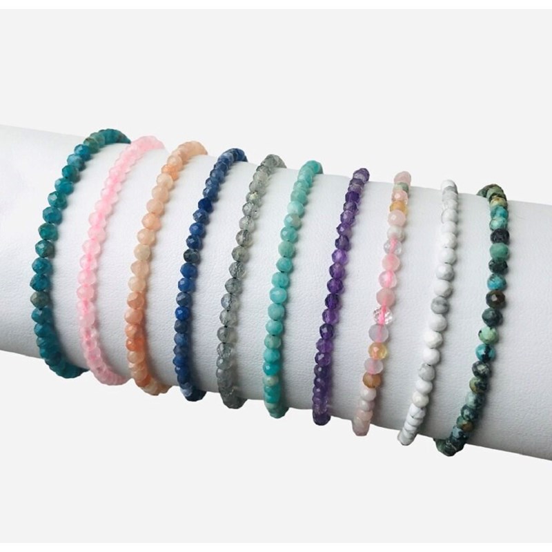 Bracelet réglable amethyste