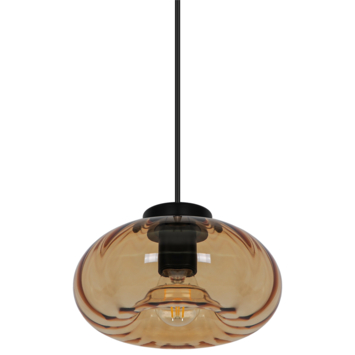 KARWEI hanglamp Lena amber Ø20 x 120cm