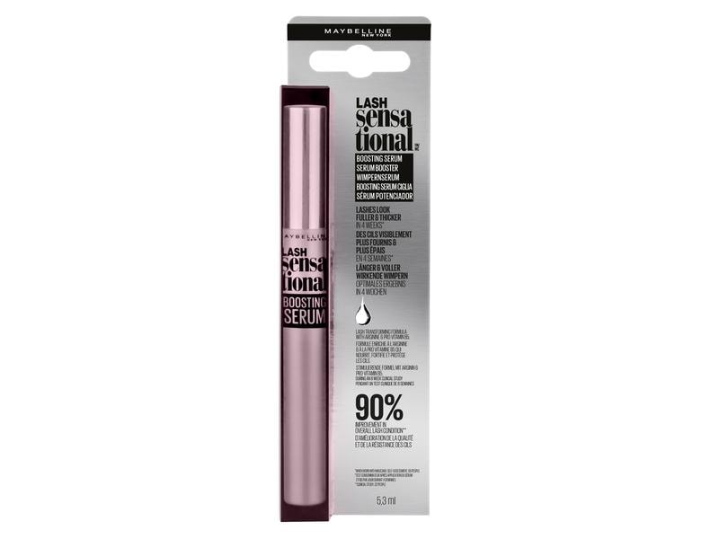 Maybelline Wimpernserum Mascara Lash Sensational Classic Wimpernserum macht natürliche Wimpern in XXL-Länge in nur vier Wochen möglich