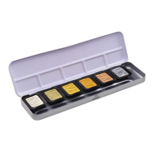 FINETEC Premium Farbkästen Perlglanzfarben   Metallglanzfarbe