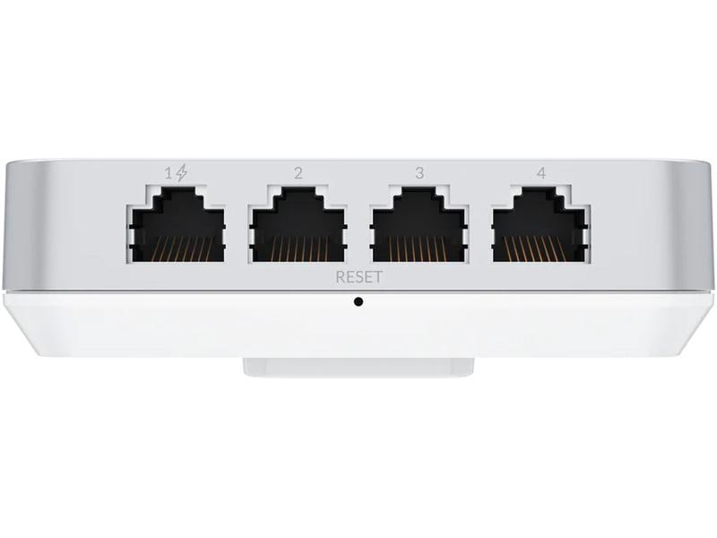 Ubiquiti Access Point UniFi6 In-Wall U6-IW Wandmontierter WiFi 6 Access Point mit integriertem PoE-Switch