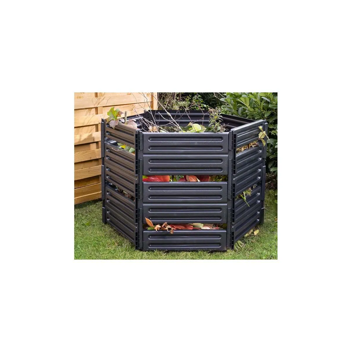 AIR-KING komposter 1100 L, sort