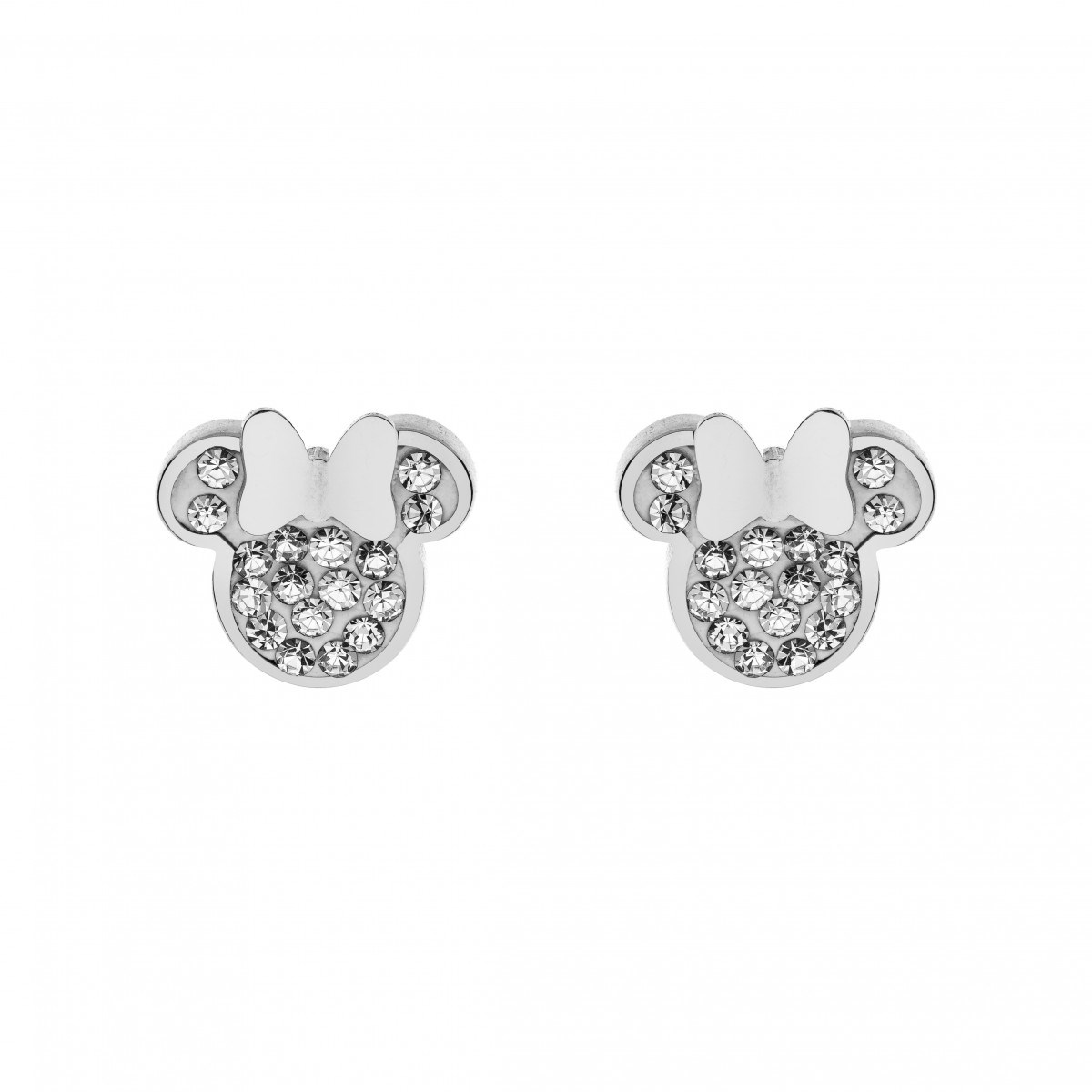 Boucles d'oreilles Disney ornées de Cristaux scintillants - Minnie