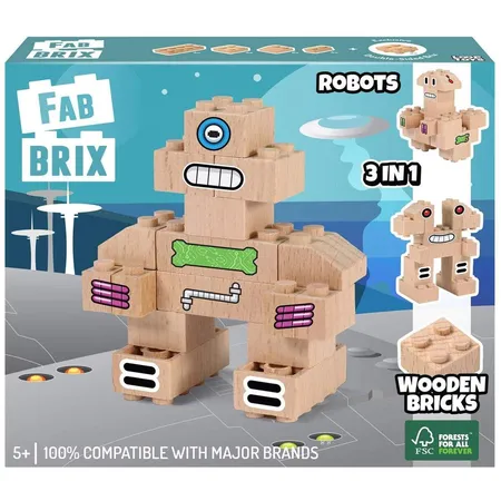 FabBrix Holzbausteine Roboter