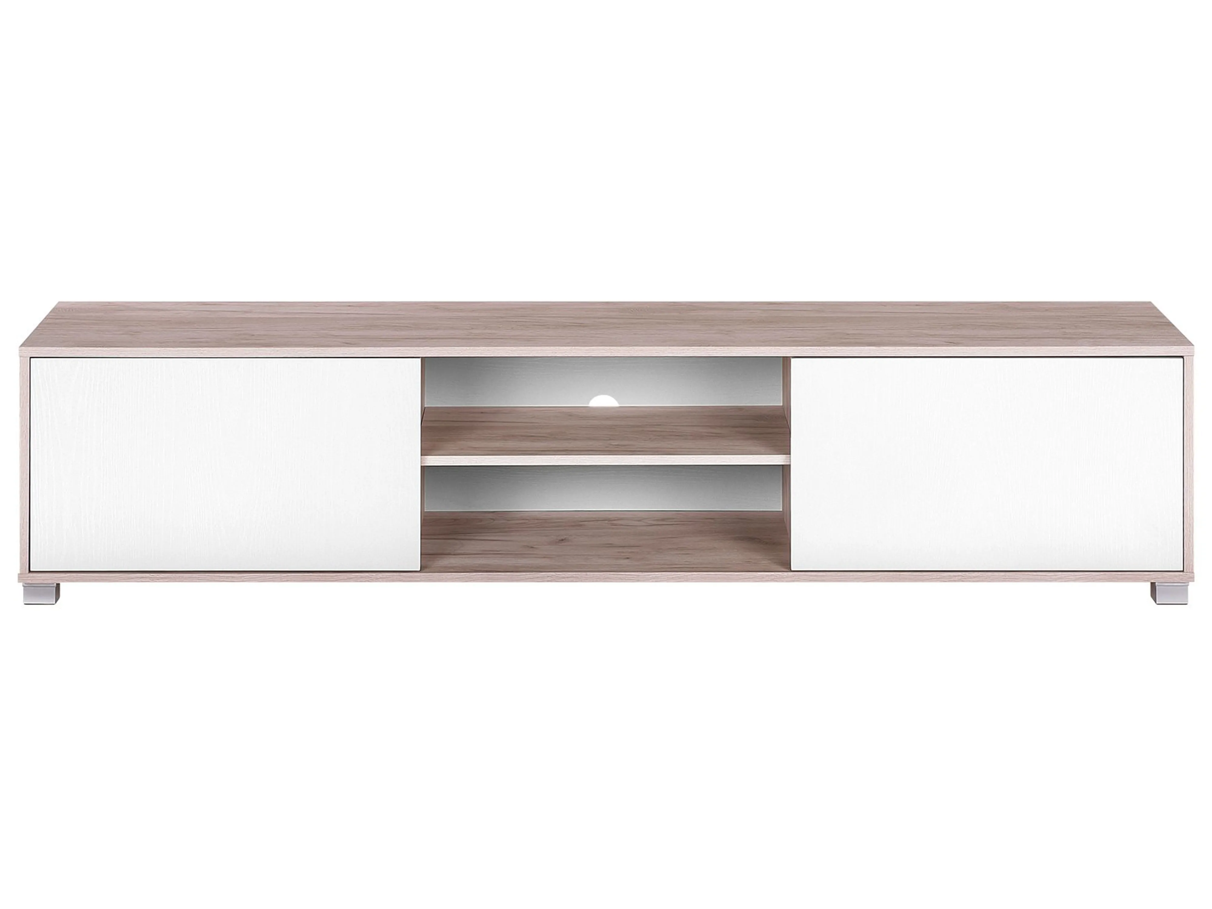 TV-meubel LINCOLN Bruin/wit