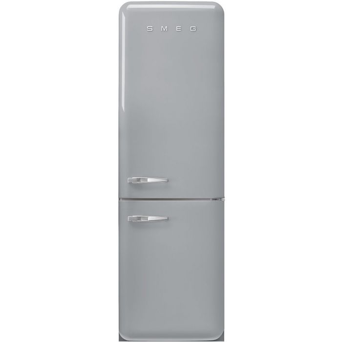 SMEG Kühl- Gefrierkombination 50's Retro Style FAB32RSV5 Polarsilber