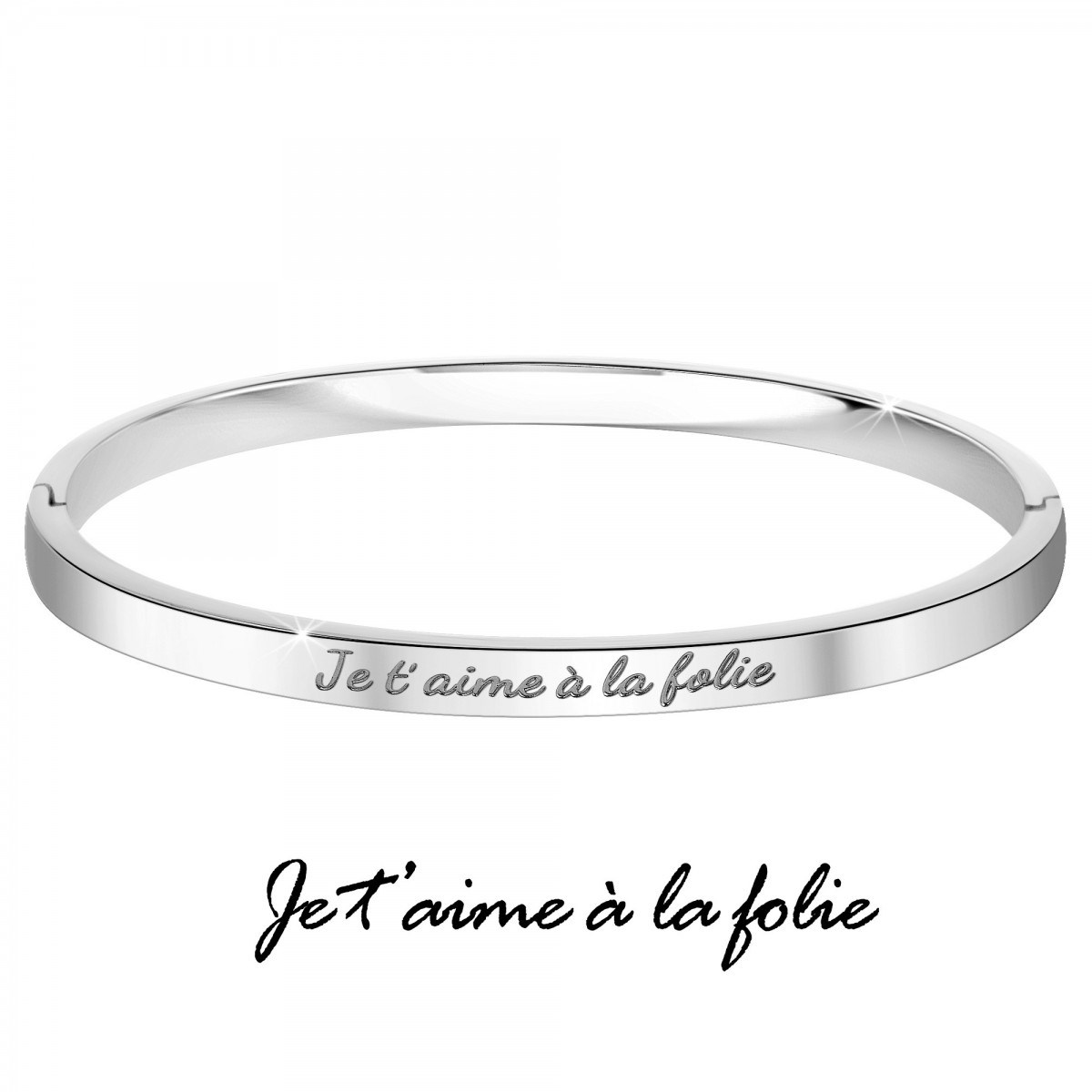 Je t'aime à la folie - Bracelet SC Crystal