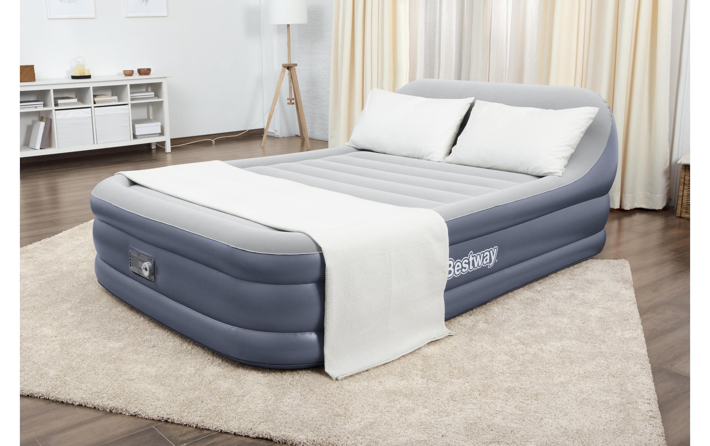 Bestway Luftbett »Tritech Sleekflow Headboard 226 x 152 cm«