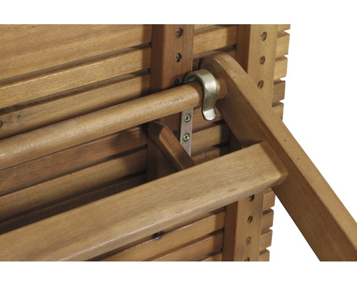 Klaptafel Falun Siena Garden acacia 120x80x73,5 cm bruin