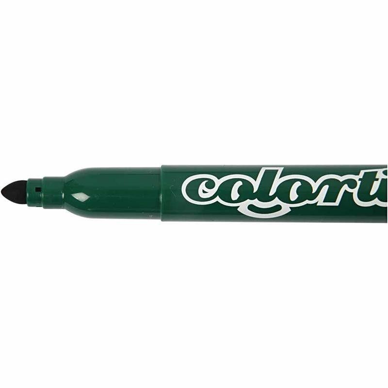 Colortime - Tusch 5 mm - Standardfarver - 12 stk.