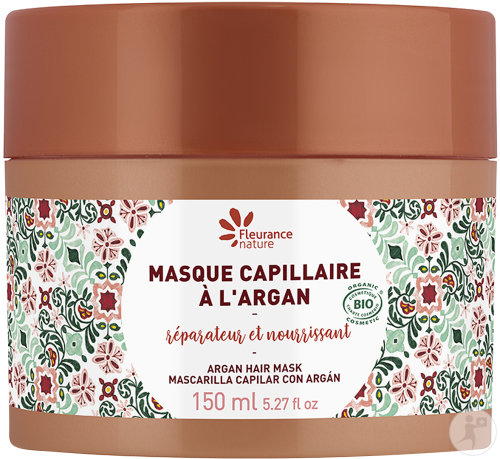 Fleurance Nature Masque Capillaire À L'Argan Réparateur Et Nourrissant Pot 150ml