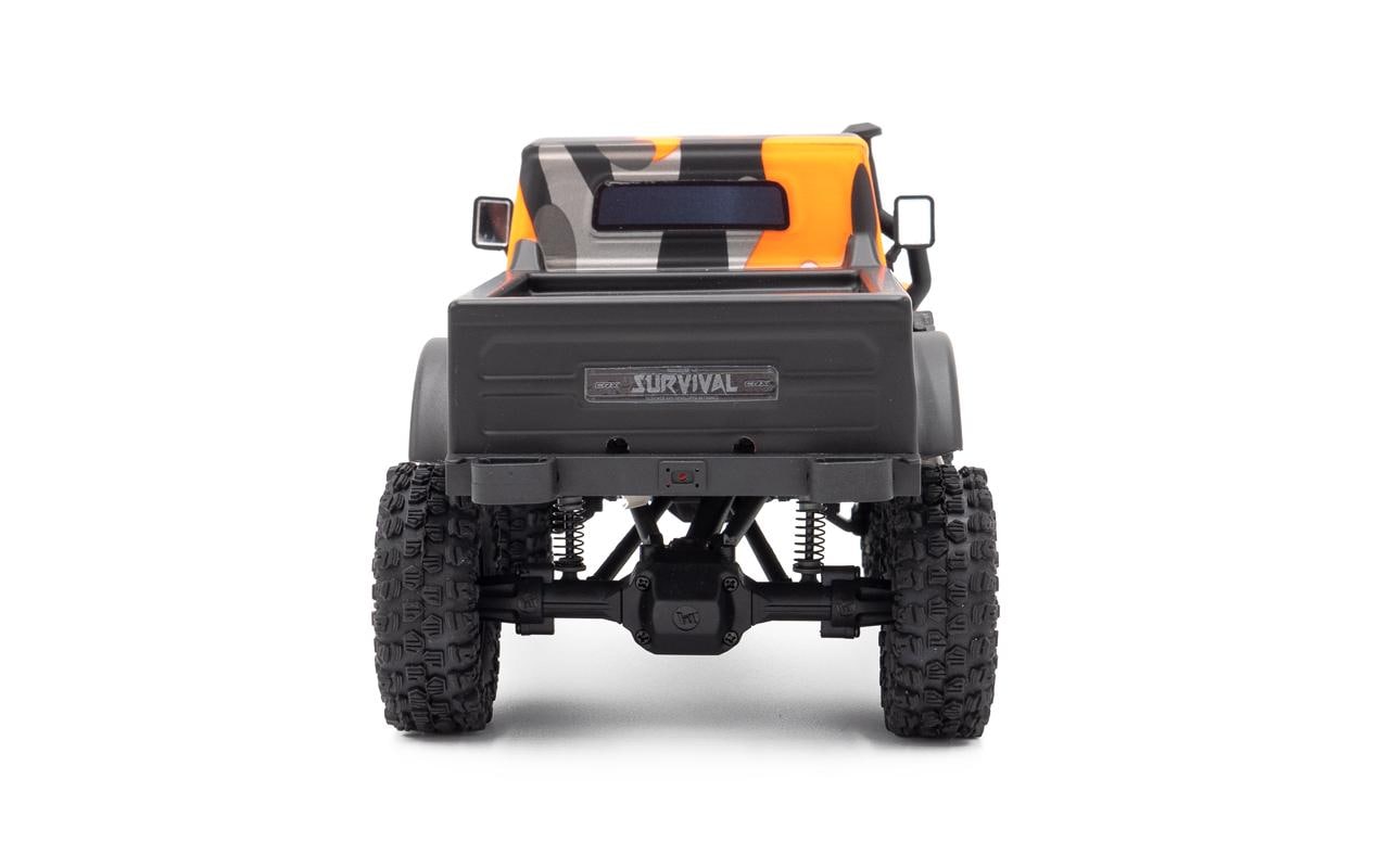 Scale Crawler CRX18 Pick-up 4WD Orange, RTR, 1:18<br>Kleiner Rock Crawler im RTR Set