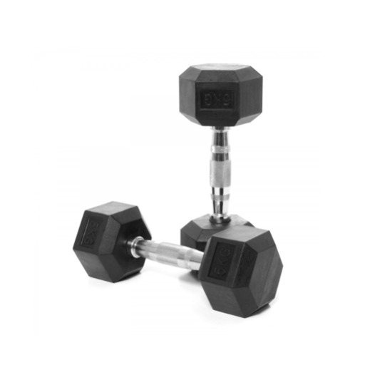 Mancuernas Hexagonais 5 Kg. Definir. Vimas Sport