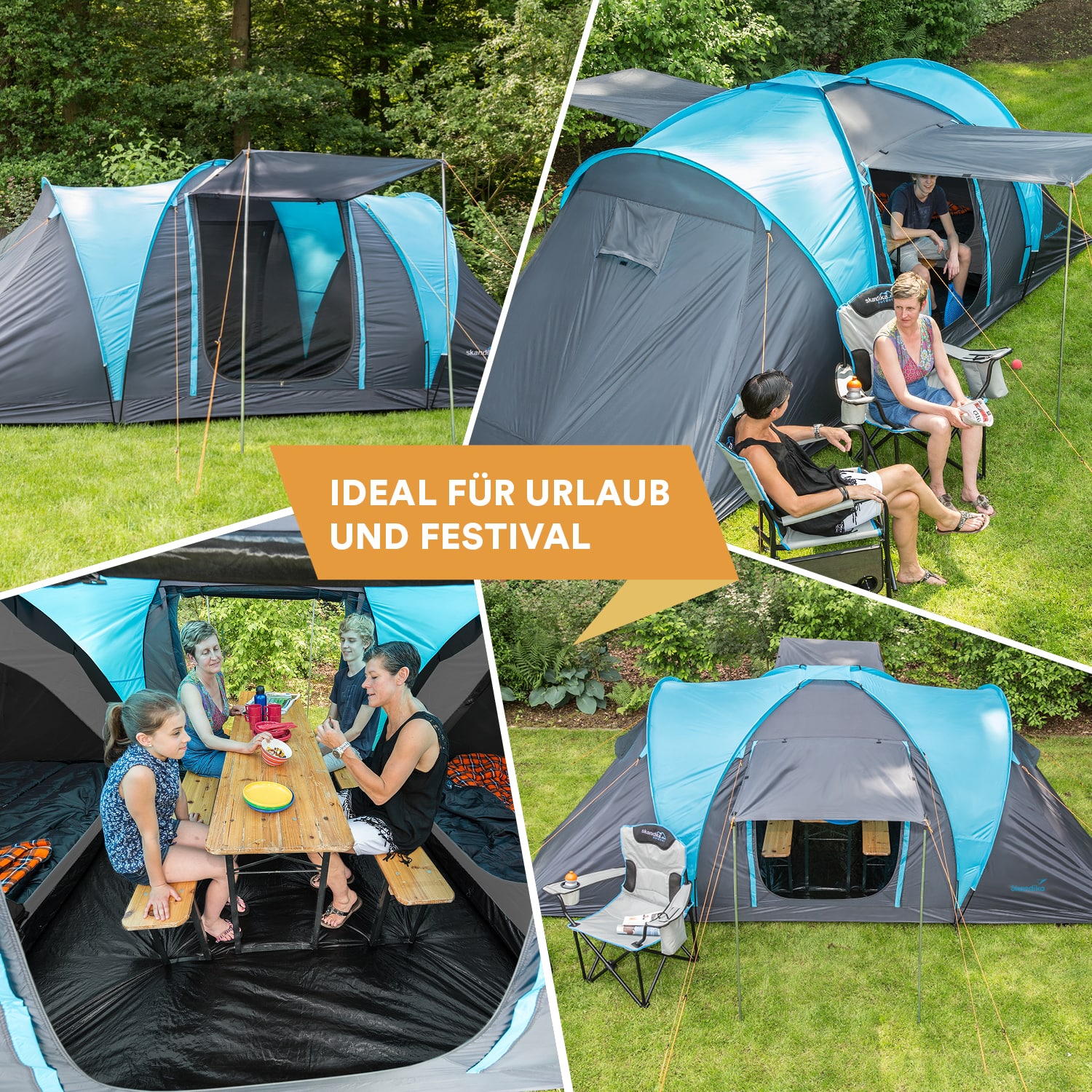 Skandika Hammerfest 4 Sleeper Koepeltent