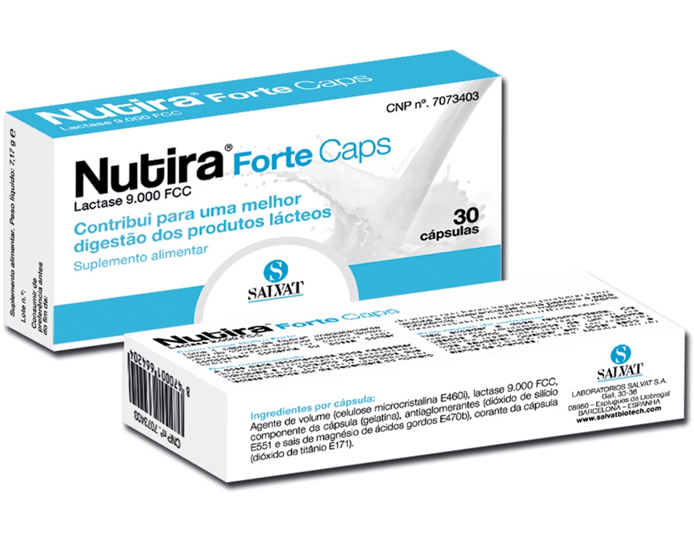 SUPLEMENTO NUTIRA LACTASE FORTE 30 CAPSULAS