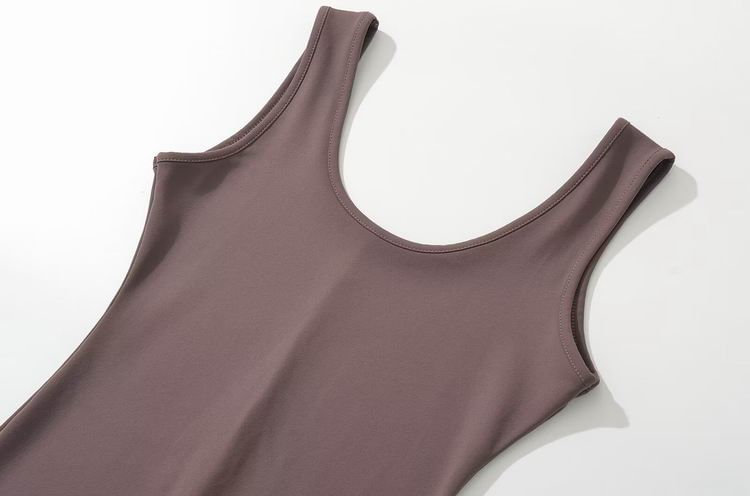 JOWI - Mouwloze romper met ronde hals en effen patroon