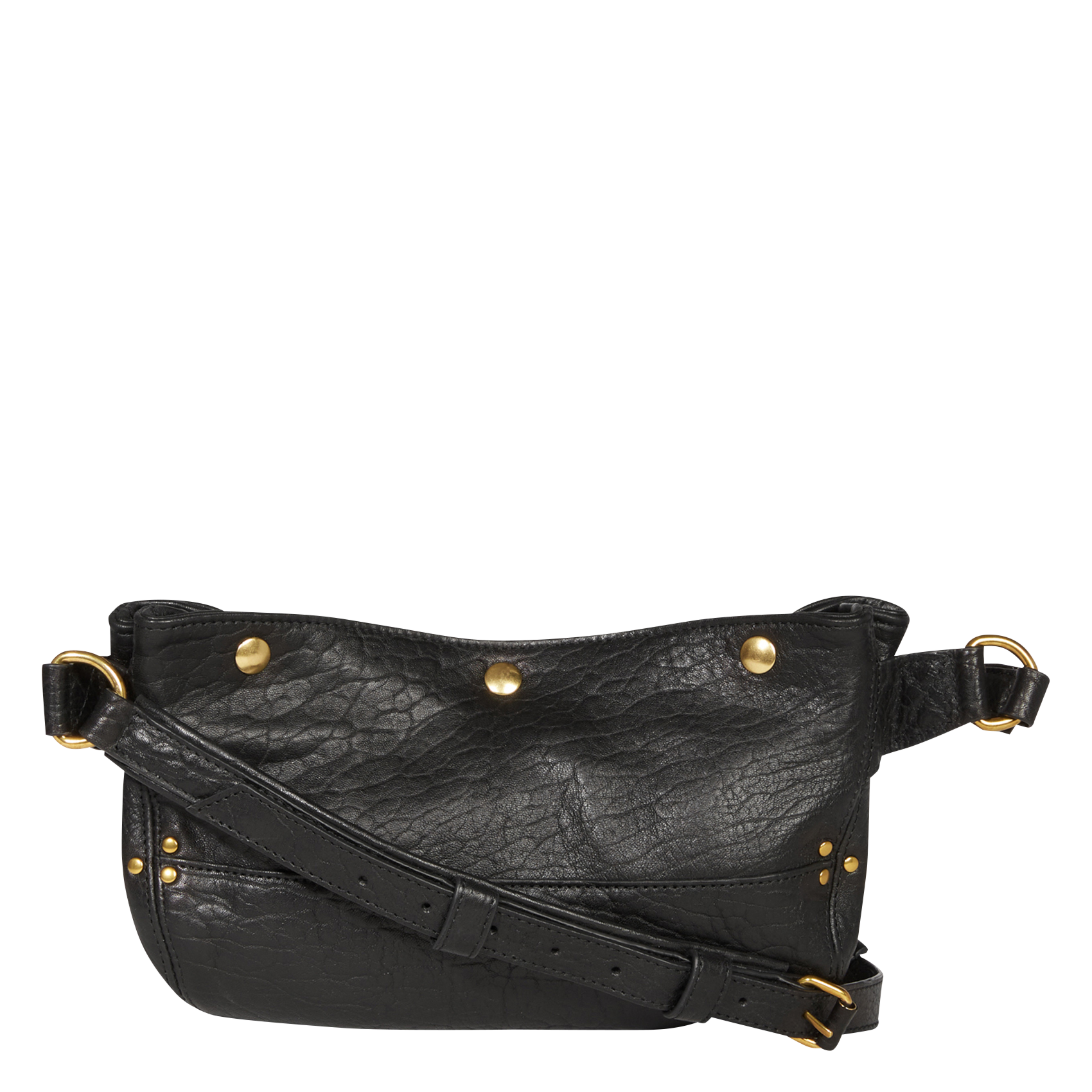 BILLY BANANE - Sac banane en cuir | Noir