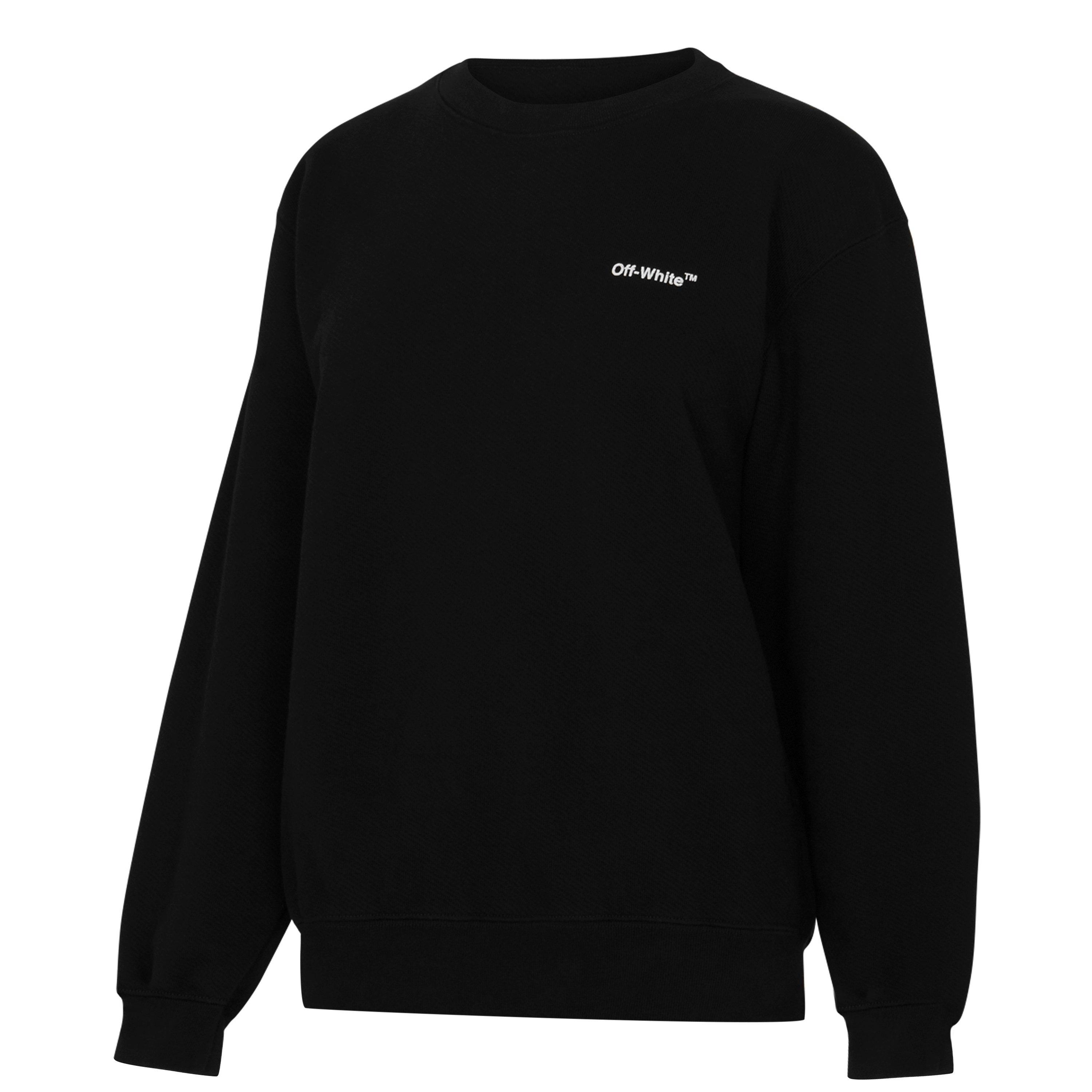 Off White Diag Regular Crewneck Sweatshirt