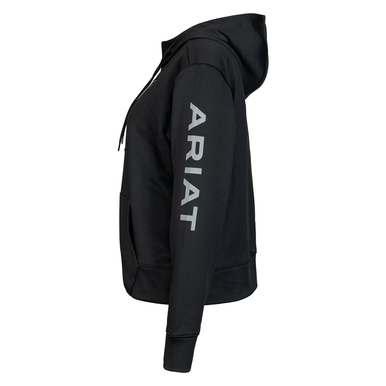 ARIAT Hoodie Tek 1/2 Zip - black