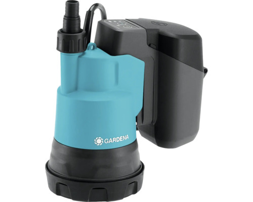 GARDENA 2000/2 18V (Power for All) accu-aangedreven dompelpomp voor schoon water inclusief accu en lader