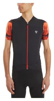 Maillot Manches Courtes LeBram Ventoux Élément Orange Noir