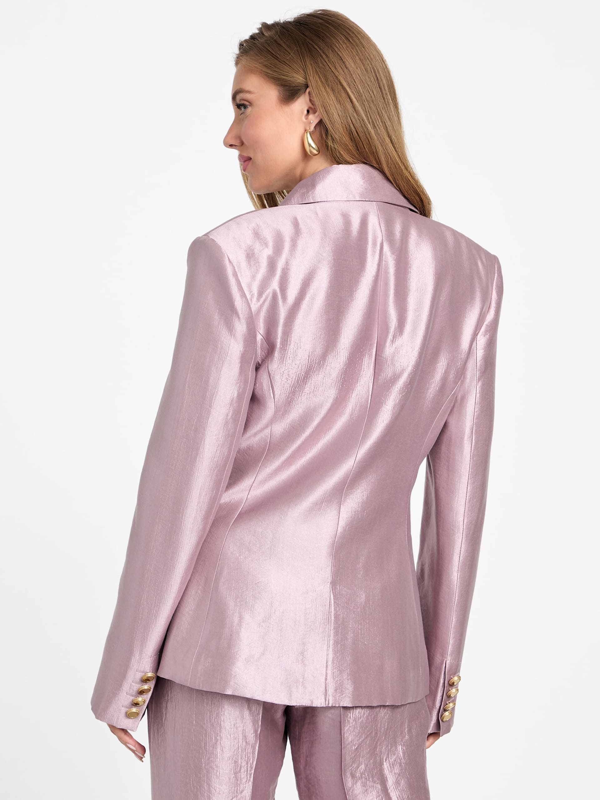 Blazer Eco Milla de Abotoamento Duplo